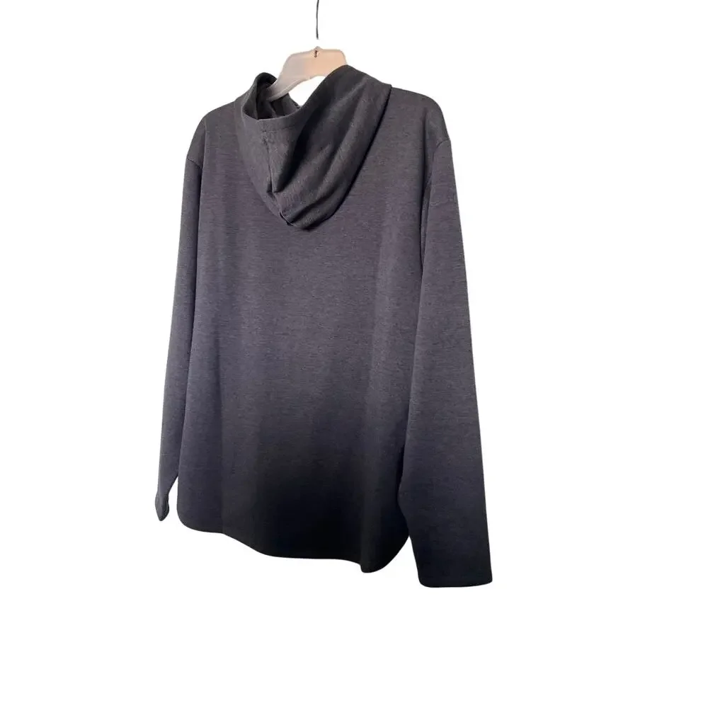 NWOT RBX Women Gray Long Sleeve Sweat Shirt Size XL.